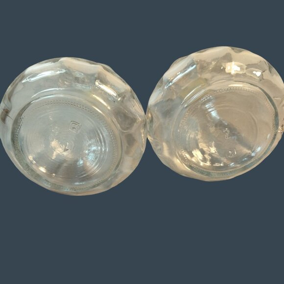 Anchor Hocking Glass Oil Vinegar Cruet Set Cut Glass Stoppers Clear - Picture 8 of 16